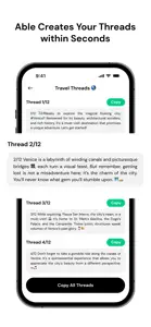 Threads Creator with AI: Able screenshot #3 for iPhone
