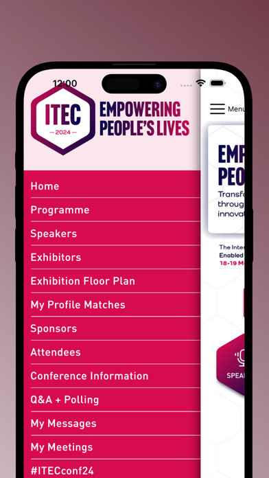 ITEC Conference 2024 Screenshot