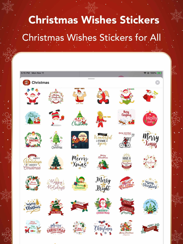 JoyStix Cute Xmas Stickers
