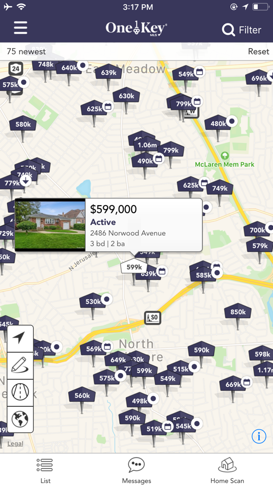 #1. OneKey® MLS (iOS) 由: Multiple Listing Service of Long Island