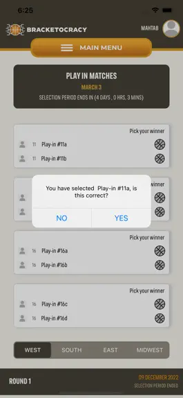 Game screenshot Bracketocracy hack
