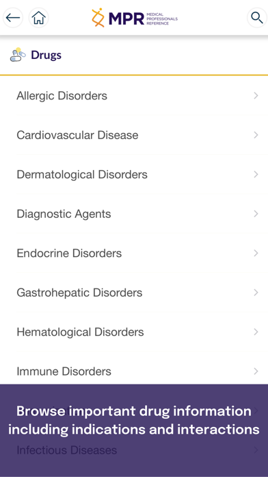 MPR Drug and Medical Guide Screenshot