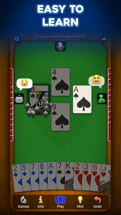 Hearts: Card Game+ Screenshots