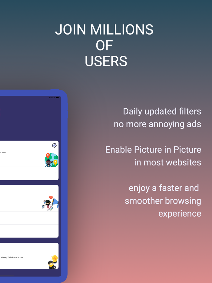 VON Ninja APPVPN Adblock