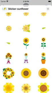 How to cancel & delete sticker sunflower 4