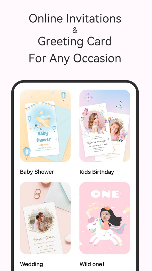 #1. Invitation Maker Greeting Card (iOS) 由: Hangzhou Lemi Network Technology Co., Ltd
