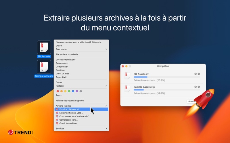 Screenshot #2 pour Unzip One: RAR ZIP Extractor