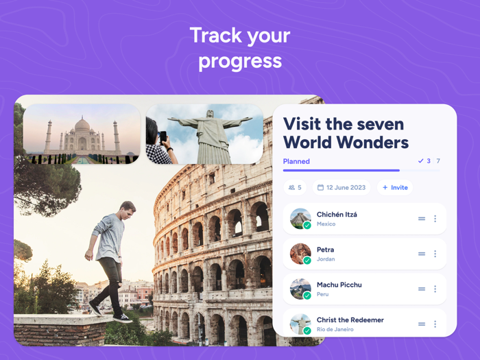 iBucket List Travel and Goals