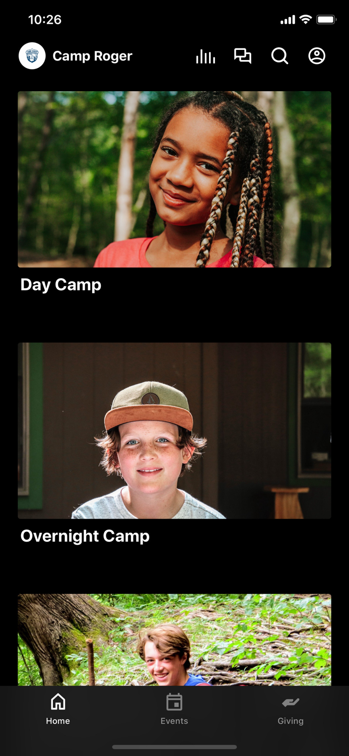 Camp Roger and Camp Scottie