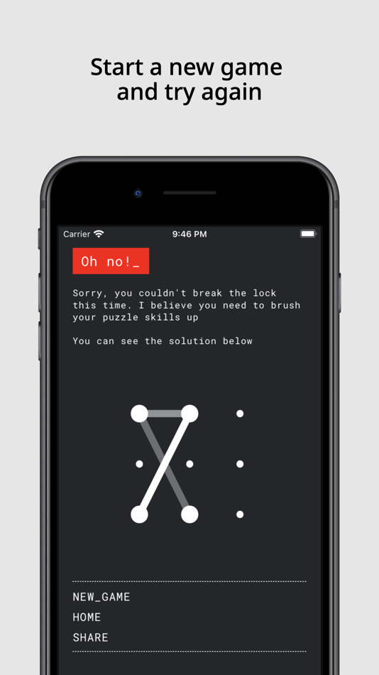 #4. Lock Breaker: Pattern Matching (iOS) By: Kanwar Abhijit Singh