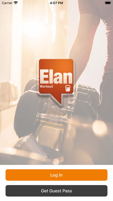 Elan Fitness Workout Screenshot