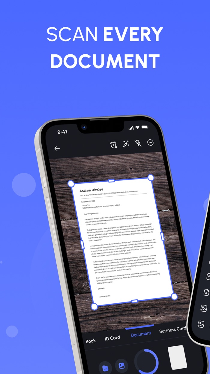 The scanner PDF, editor PDF HQ
