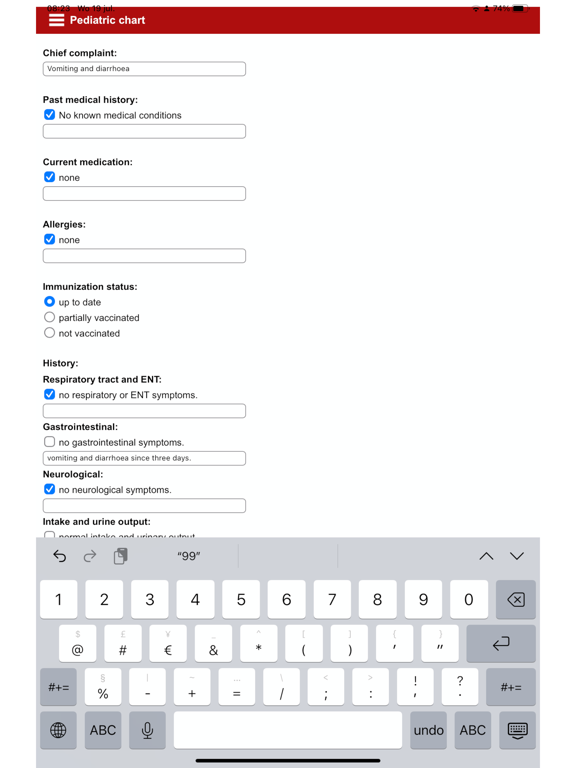 Screenshot #6 pour Pediatric ED chart