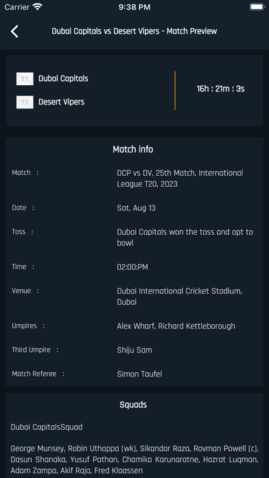 Cricket Live - Sports TV Screenshot