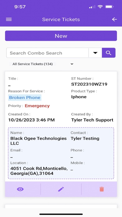 SimplyFuse CRM Screenshot