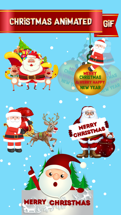 Happy Santa Animated Stickers Screenshot