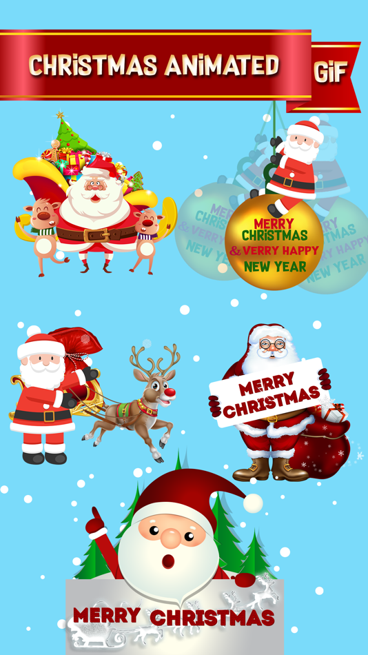 Happy Santa Animated Stickers - 1.4 - (iOS)