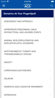 geriatrics at your fingertips iphone screenshot 1
