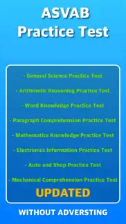 asvab prep exam 2024 iphone screenshot 1