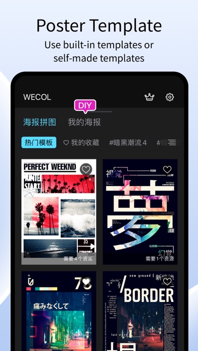 Screenshot #3 pour Wecol - Video Collage Maker