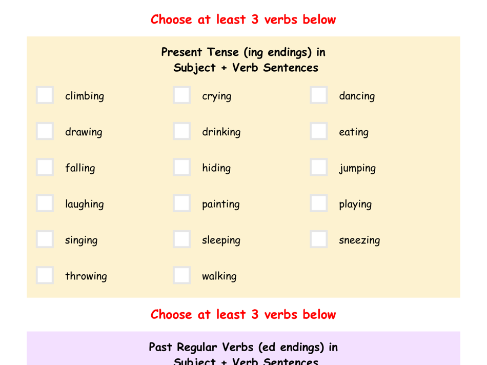 #3. Fun with Verbs & Sentences HD (iOS) Podle: Hamaguchi Learning & Development, LLC