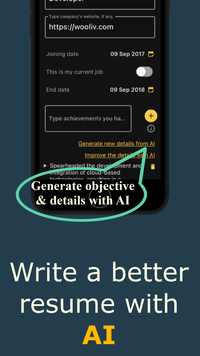 AI Resume Builder - Resji