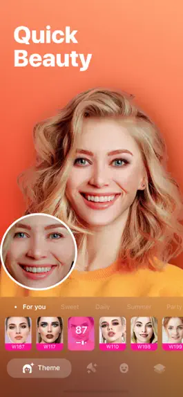 Game screenshot Facey: Face Editor &Makeup Cam mod apk