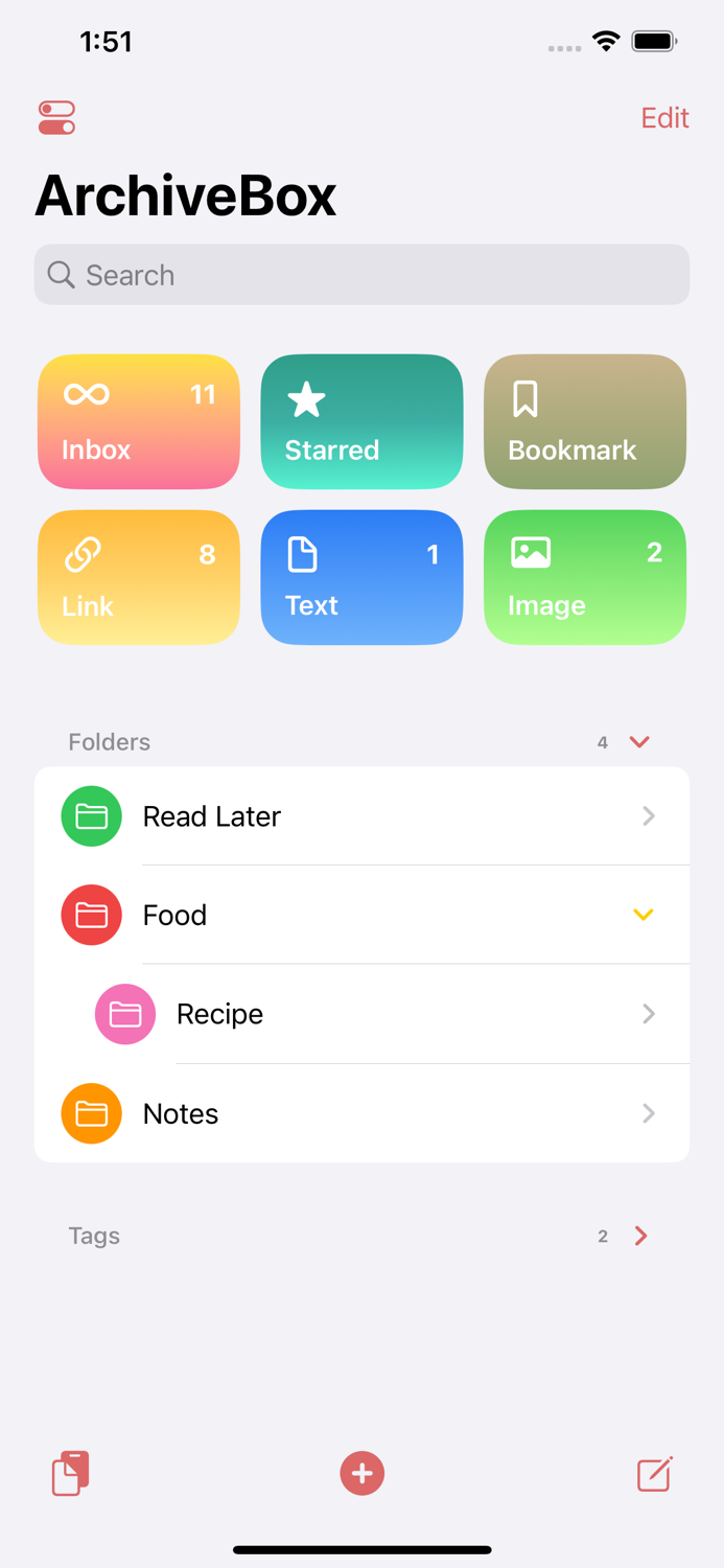 ArchiveList - Save anything