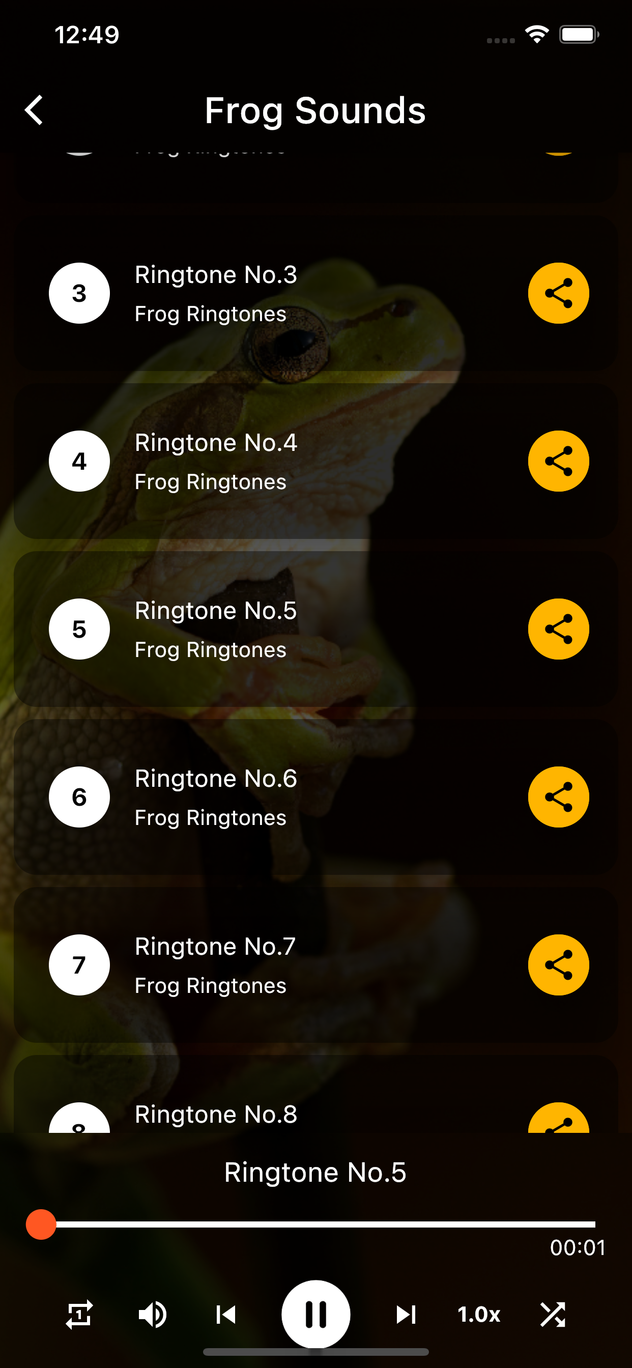 Frog Sounds Ringtones