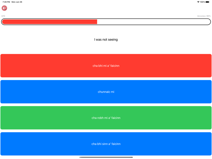 Scottish Gaelic Verb Blitz