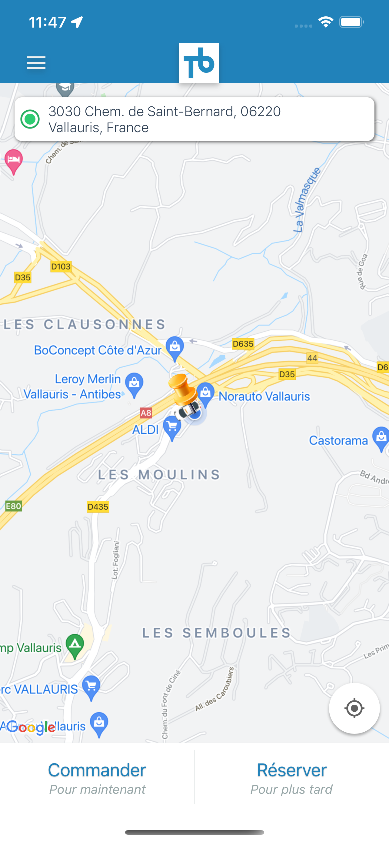 Taxis Bleus