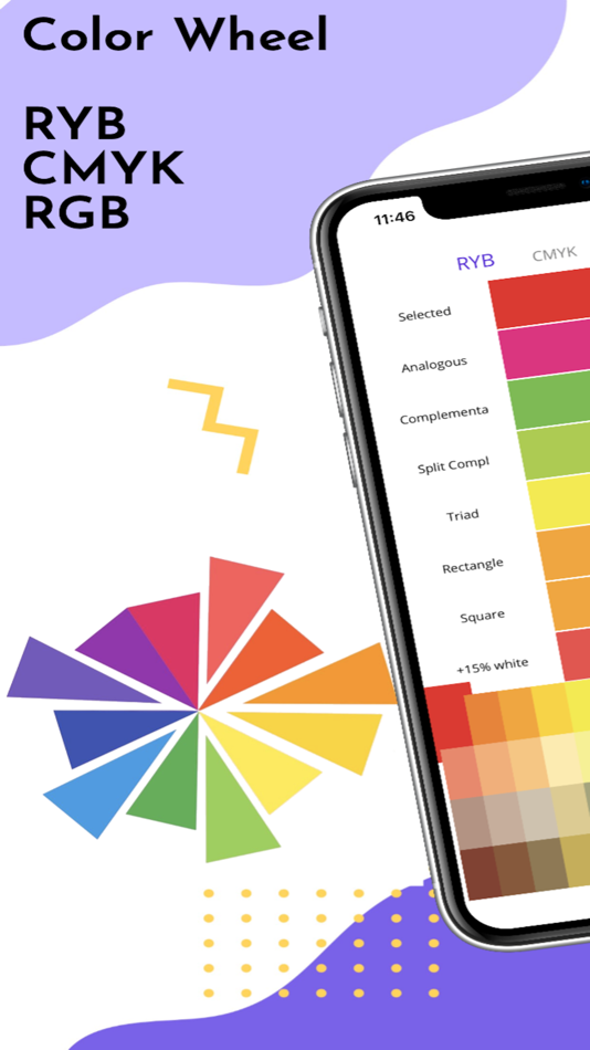 Color Wheel RYB CMYK RGB - 3.0.2 - (iOS)