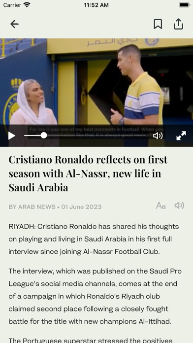 Arab News Screenshot