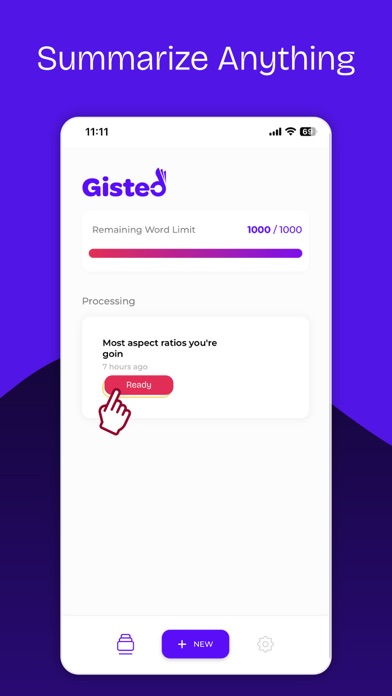 Gisted App Screenshot