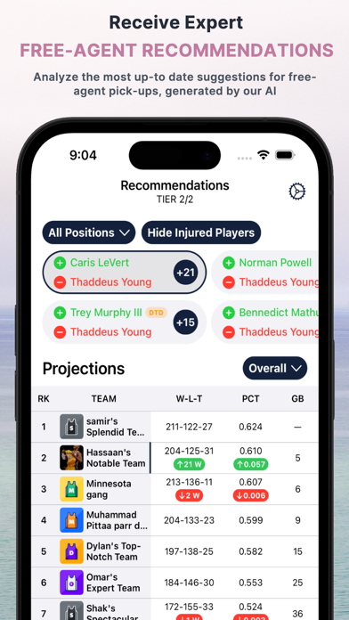 FantasyHoops AI Screenshot