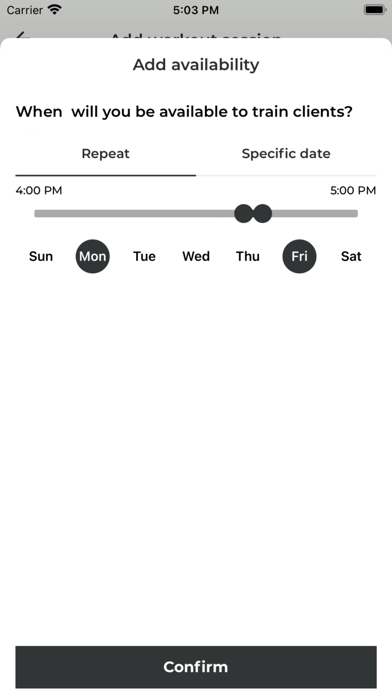 Trainerz Fitness Coach Screenshot