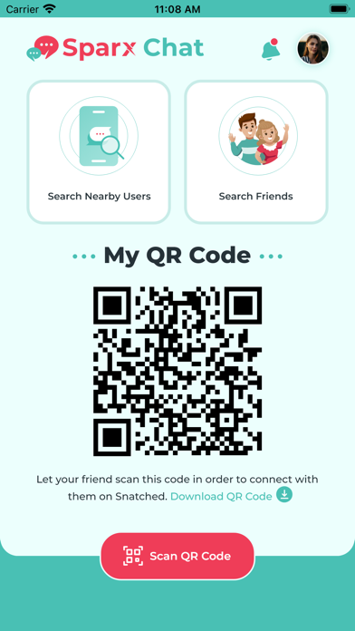 Sparx Chat App Screenshot