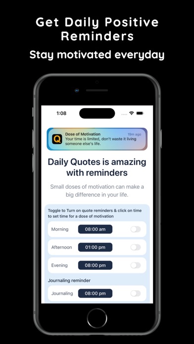 Daily Quotes - Positive Focus Screenshot