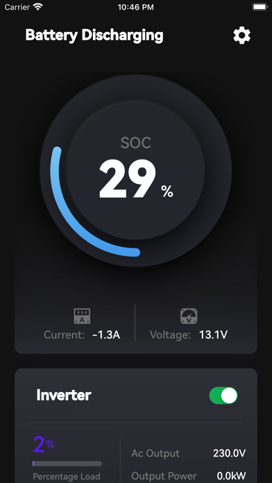 Inverter Charger Screenshot