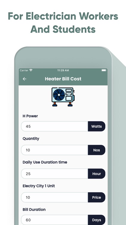 Electricity Cost Calculators screenshot-5