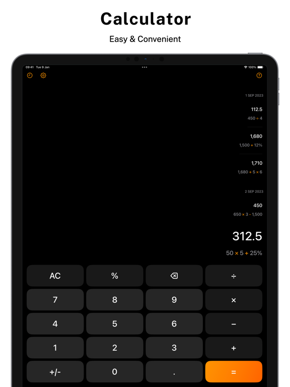 Screenshot #5 pour Calcullo - Calculator Widget