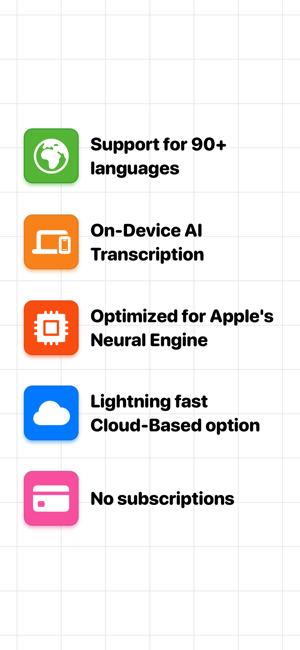 Transcribe ~ Speech to Text Screenshot