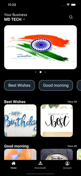 Game screenshot Business Poster Maker apk