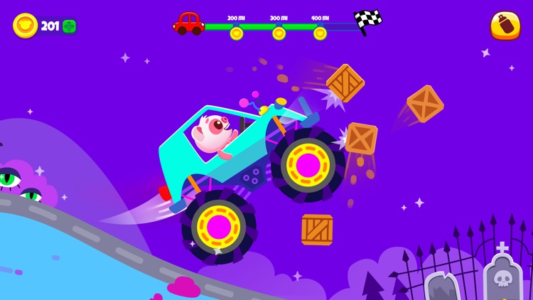 Monster Truck Piggy Panda screenshot-6