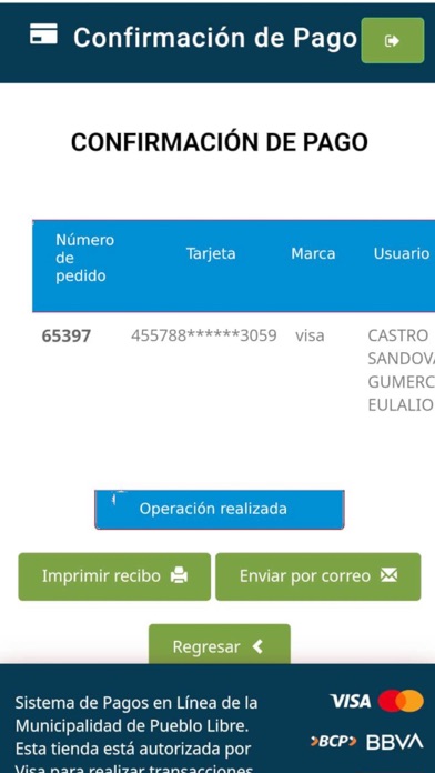 Pago Express Pueblo Libre Screenshot