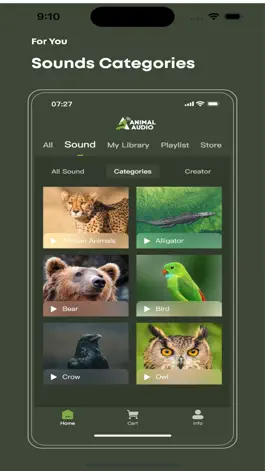 Game screenshot Animal Audio Real animal sound apk