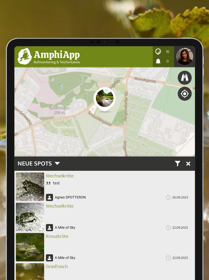 AmphiApp  Citizen Science