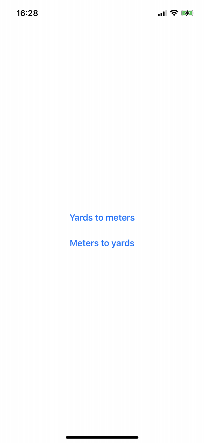 Yards and Meters