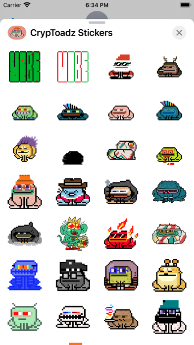 Screenshot #1 pour CrypToadz Stickers