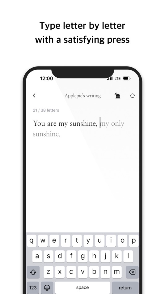 #4. Typing - Type and remember (iOS) 由: Dongwon Ahn